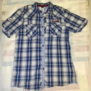 Buffalo  premium shirts men’s cotton shirt 👕 for summer short sleeve